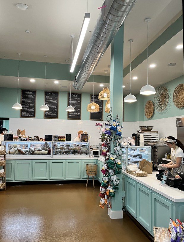 The Italian sandwich and deli counter at Buon Cibo Italian Specialties, which opened Saturday, Feb. 21, off Scripps Poway Parkway in San Diego. (Pam Kragen / The San Diego Union-Tribune)