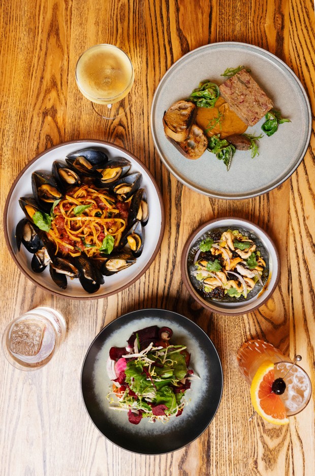 A selection of dishes at Drew Deckman's Deckman's North restaurant in San Diego's North Park. (Salsa Digital)