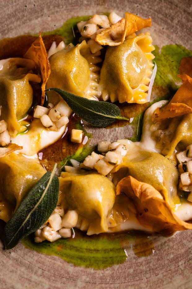 A housemade pasta dish at chef Drew Deckman's Deckman's North restaurant in San Diego's North Park. (Salsa Digital)