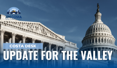 Rep. Costa Secures Passage of $11.2 Million in Federal Funding for San Joaquin Valley Communities