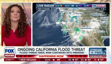 Storms flood parts of California, more rain and much-needed mountain snow expected | Latest Weather Clips