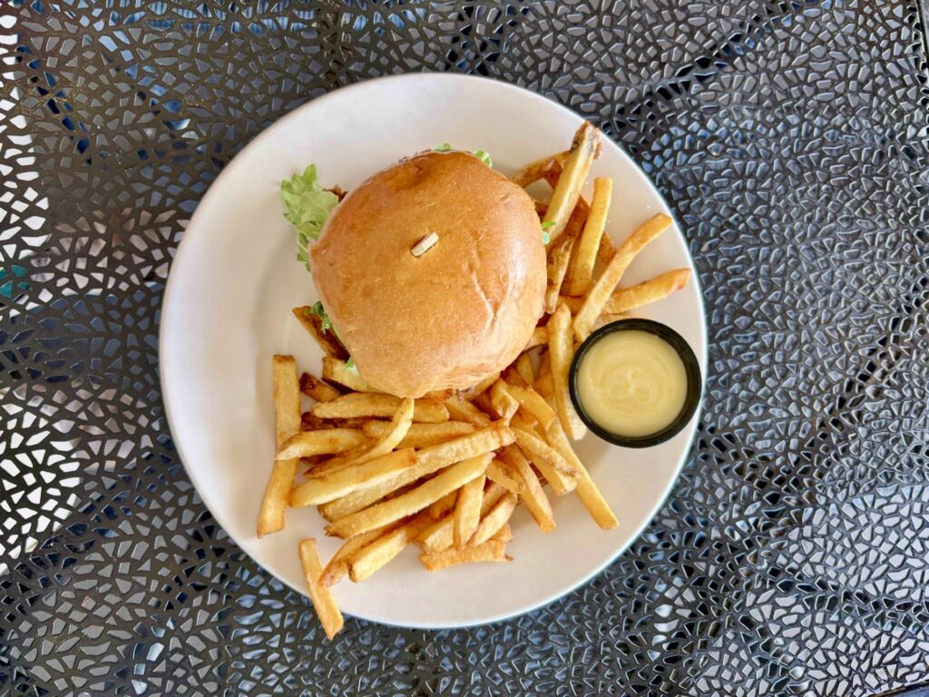 Monk's Cellar burger