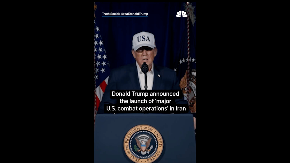 President Trump’s statement on Iran – NBC Los Angeles