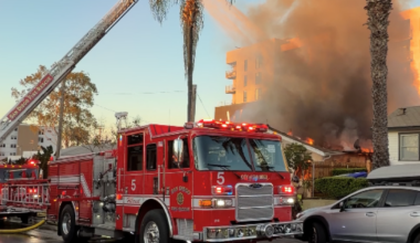 Abandoned apartment building destroyed by fire in University Heights