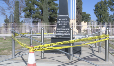 Vandals damage Bakersfield veterans memorial