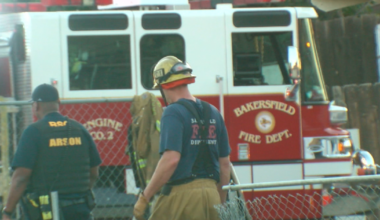 Fire erupted Saturday in Southeast Bakersfield