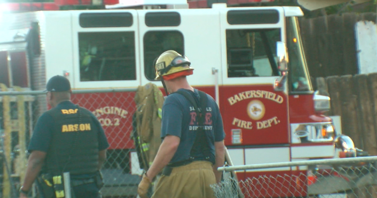 Fire erupted Saturday in Southeast Bakersfield