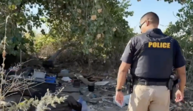 Homeless encampment cleanup now comes with backup, a lot of it!