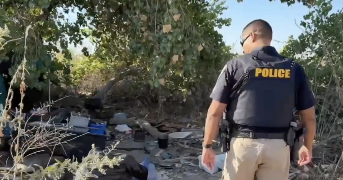 Homeless encampment cleanup now comes with backup, a lot of it!