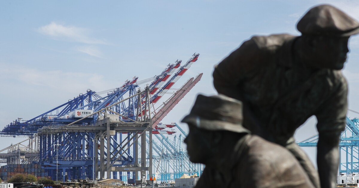 ICE agents depart Terminal Island, a key staging ground for immigration raids in LA