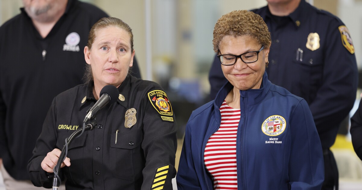 Former LA fire Chief Kristin Crowley sues city of LA over her removal