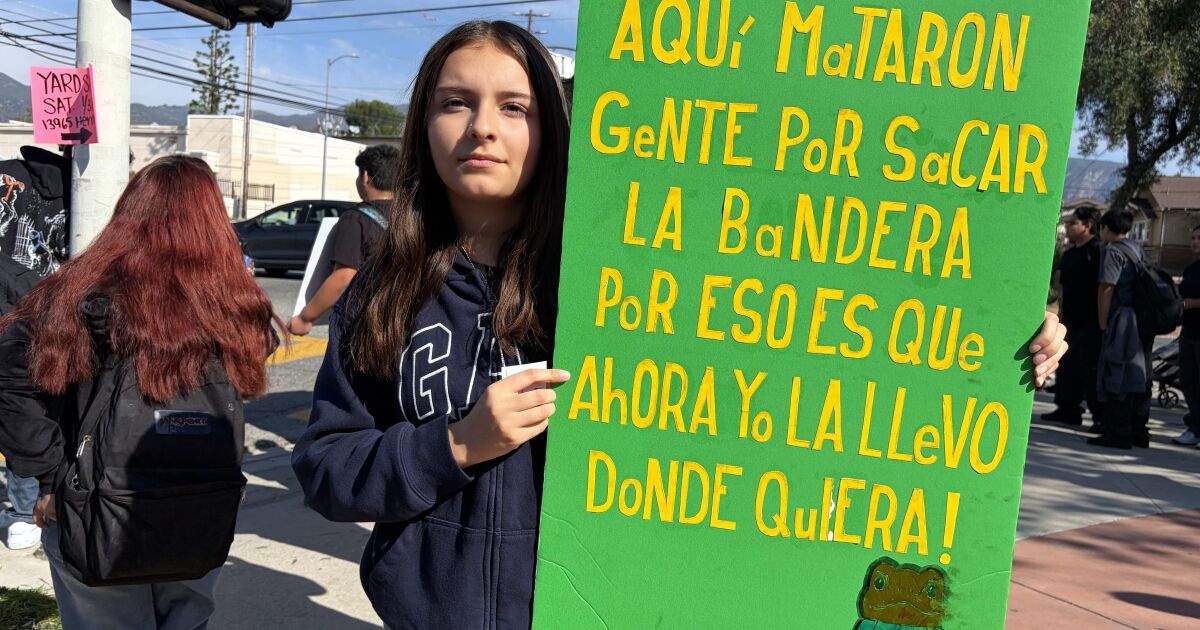 Why middle-schoolers are joining LA’s anti-ICE protests