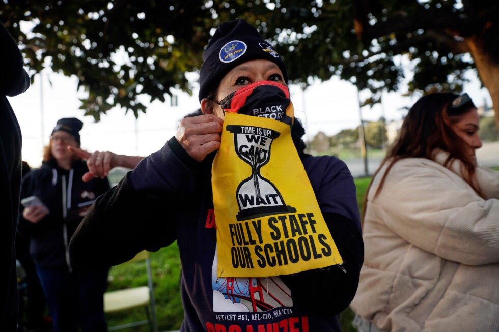 San Francisco teachers go on strike for first time in decades