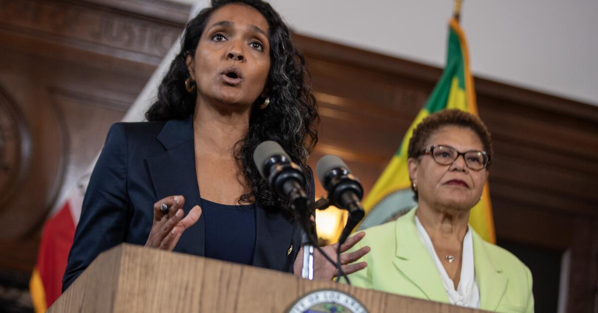 Mayor Karen Bass is pulling Nithya Raman from her post at the AQMD.