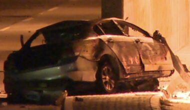 Fiery Long Beach car crash leaves four dead