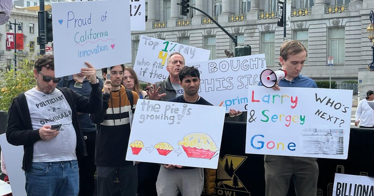 Yes, there really was a 'March for Billionaires' rally in San Francisco