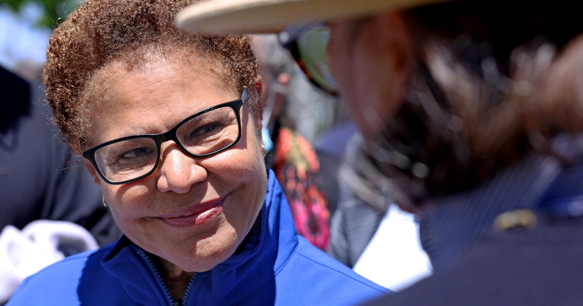 Letters: L.A. Mayor Karen Bass deserves another term