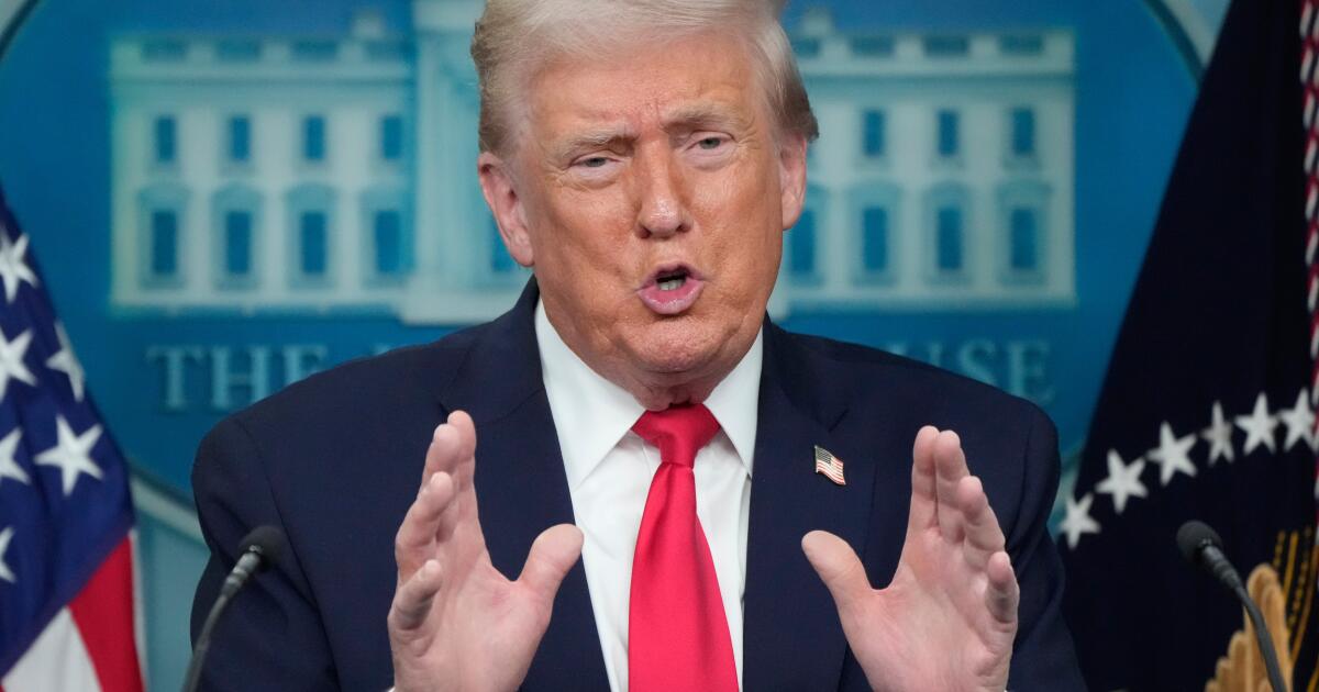 Column: The world may be done bending to Trump's will