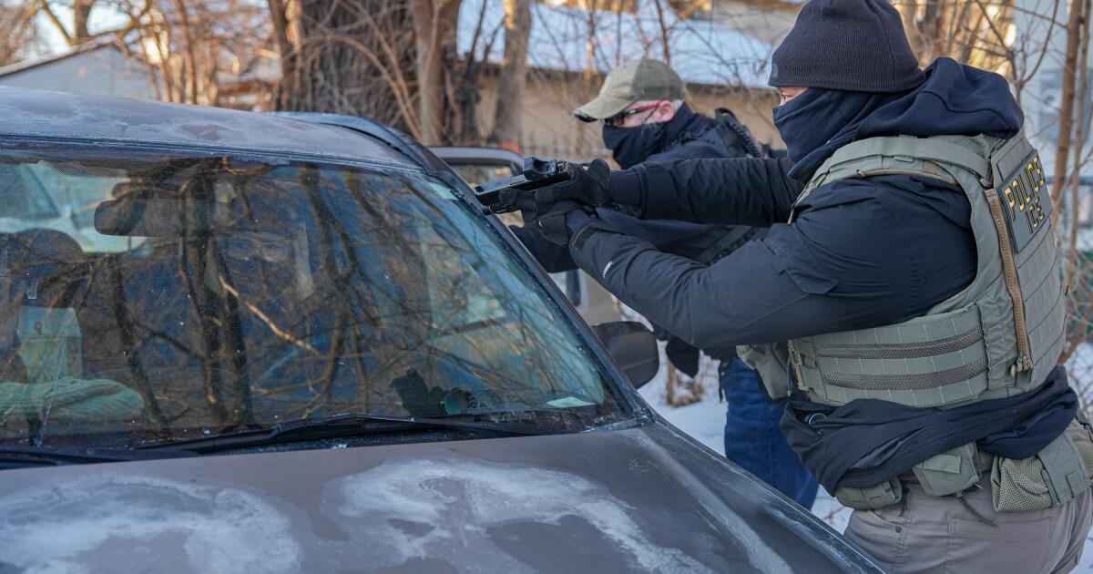 Immigration agents draw guns, arrest activists following them in Minneapolis