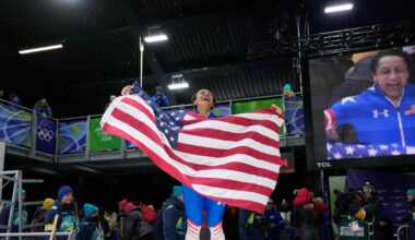 American Elana Meyers Taylor defies age, wins first Olympic gold