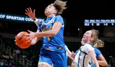 No. 2 UCLA women rout Michigan State for 18th straight win