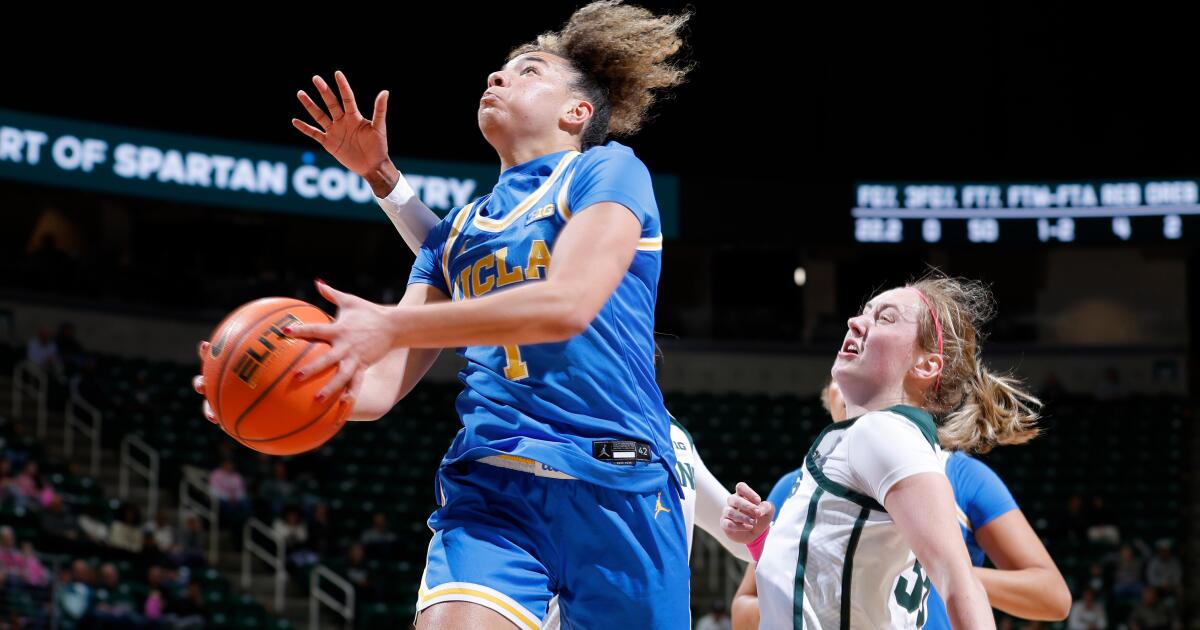 No. 2 UCLA women rout Michigan State for 18th straight win