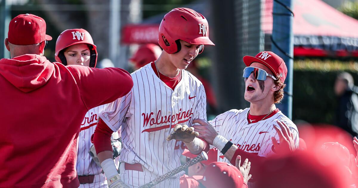 The Times' top 25 high school baseball rankings