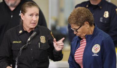 Ousted L.A. Fire Chief Crowley sues over her dismissal