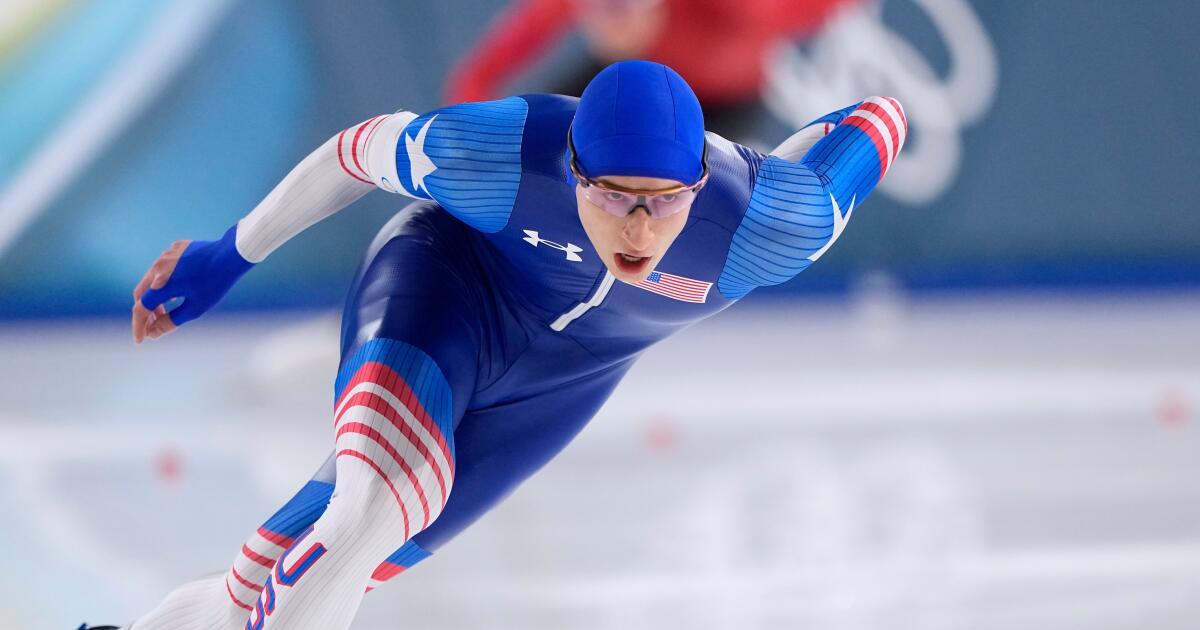 2026 Winter Olympics: Jordan Stolz takes silver in 1,500 meters