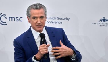 Newsom tells world leaders Trump's retreat on the environment will mean economic harm