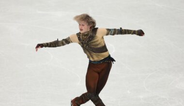 Ilia Malinin conserves energy, but U.S. still leads Olympic team skate