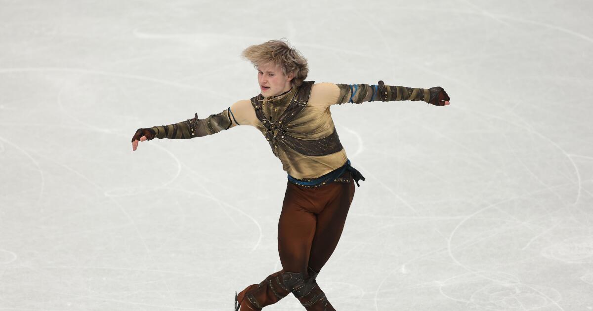 Ilia Malinin conserves energy, but U.S. still leads Olympic team skate