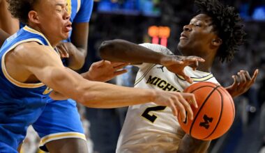 Michigan ends up running away from UCLA