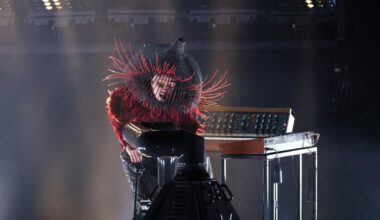 Lady Gaga performs ‘Abracadabra’ at Grammys with cage around head
