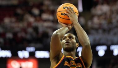 Ezra Ausar helps USC hold on for a win over struggling Rutgers