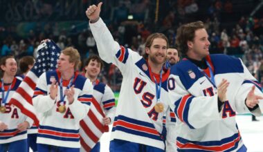 U.S. men's hockey team celebrates with Trump. The women aren't. Why?