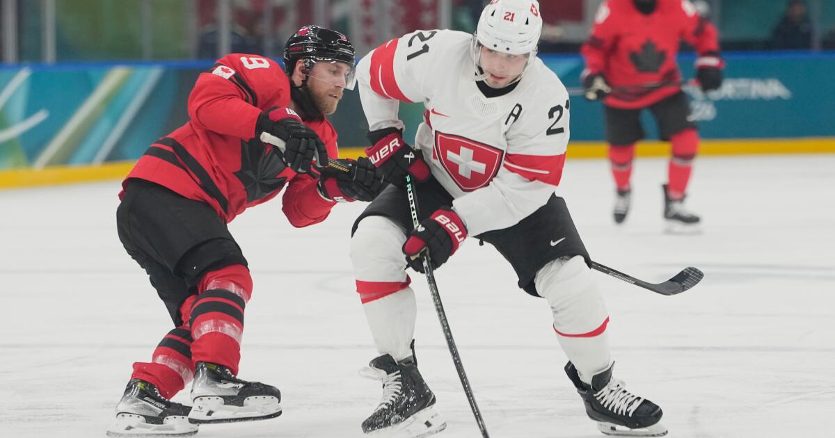 Kings winger Kevin Fiala injured in Switzerland's loss to Canada