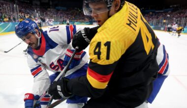 U.S. hockey beats Germany at Olympics, stays perfect in group play