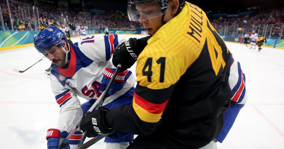 U.S. hockey beats Germany at Olympics, stays perfect in group play
