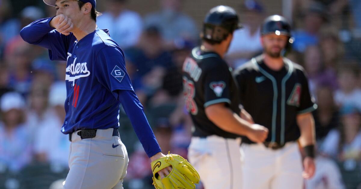 How Dodgers' Roki Sasaki looked in his first Cactus League start