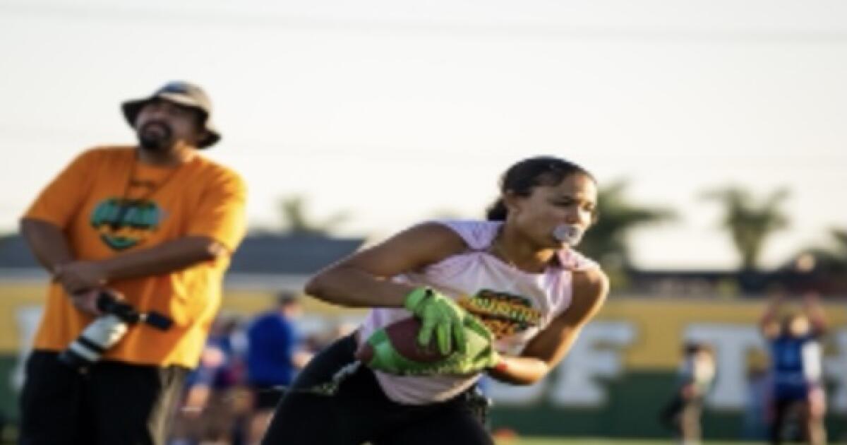 Girls' flag football is finding place in travel competitions