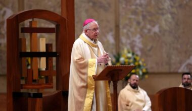 L.A. archbishop leads prayer for immigrants as students demonstrate