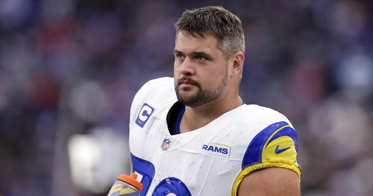 Rams offensive tackle Rob Havenstein announces his retirement