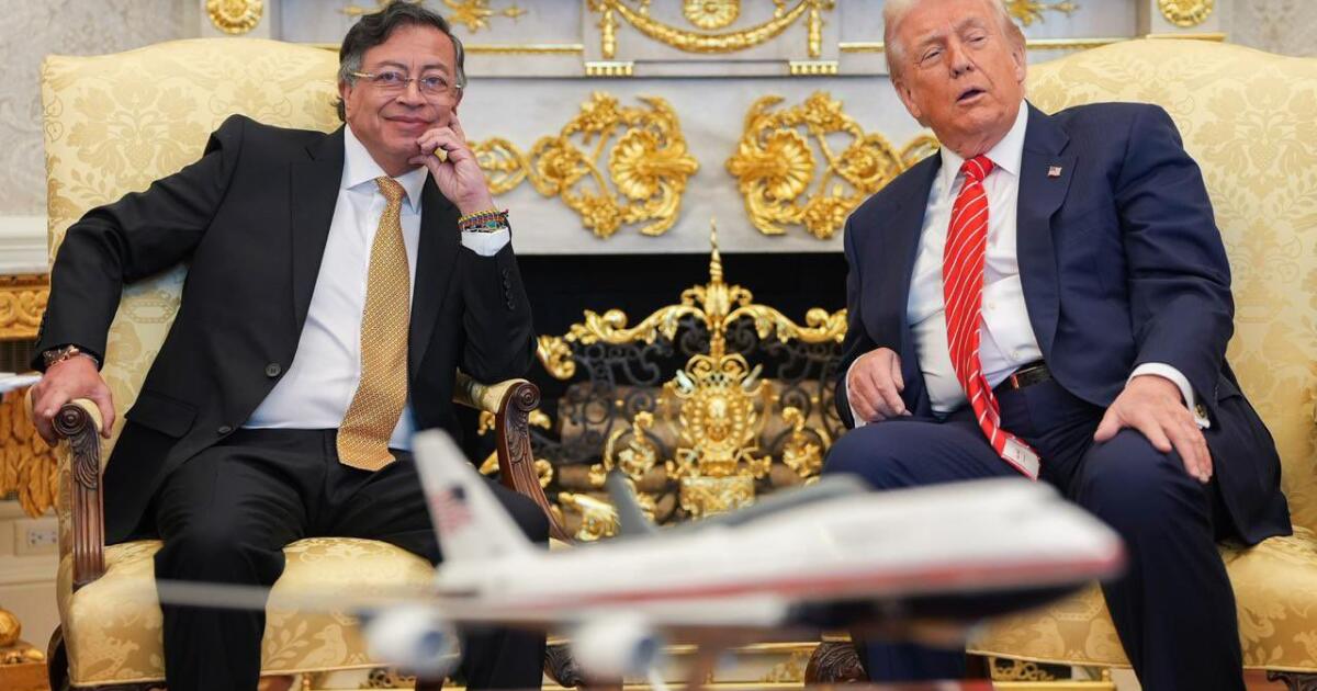 Trump and Colombia's Petro, ideological opposites, meet at White House