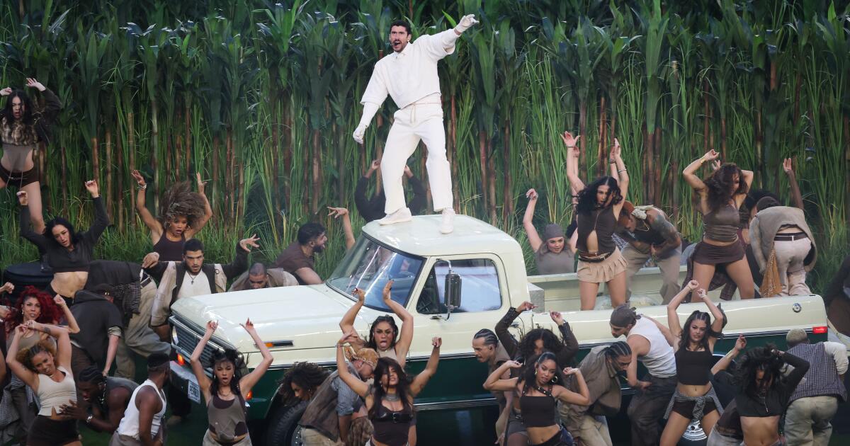 Bad Bunny brings Puerto Rico to the Super Bowl halftime show