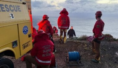Vehicle drives off 500-foot cliff at California's Highway 1 in Big Sur