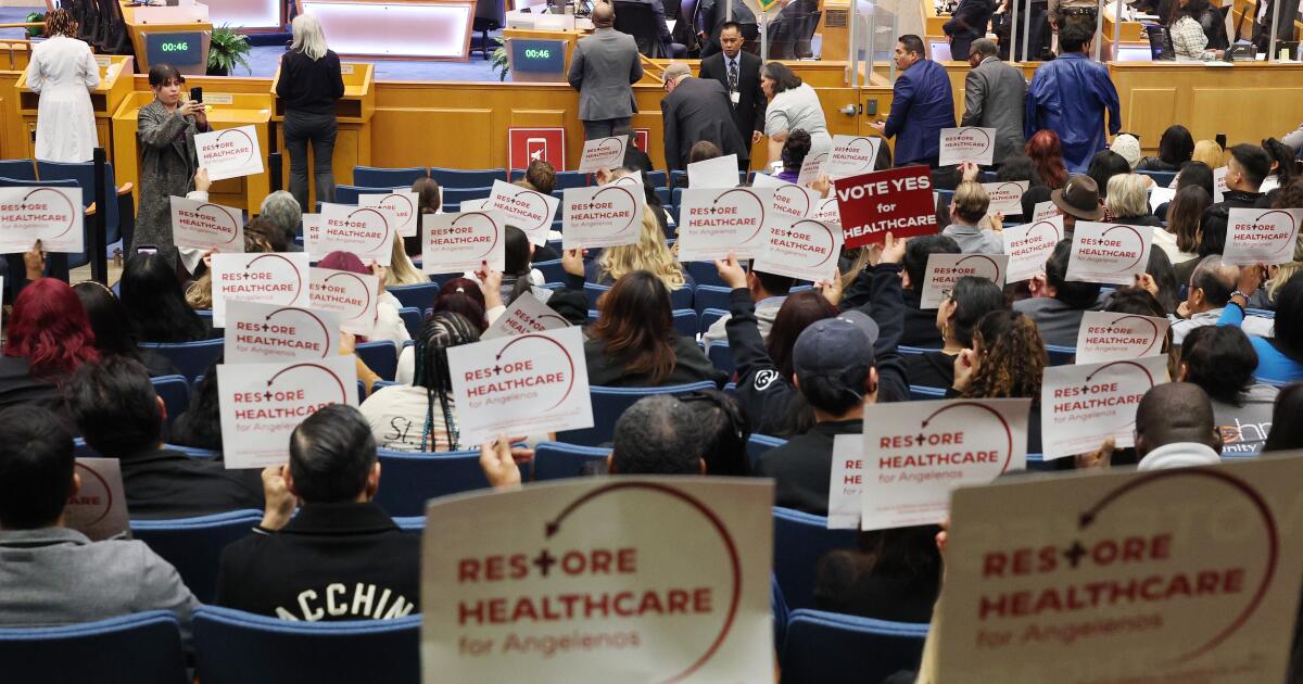 L.A. County wants a healthcare sales tax. Cities are in revolt.