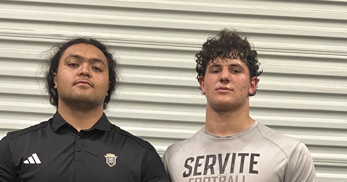 Prep talk: Servite linemen duo are attracting college recruiters