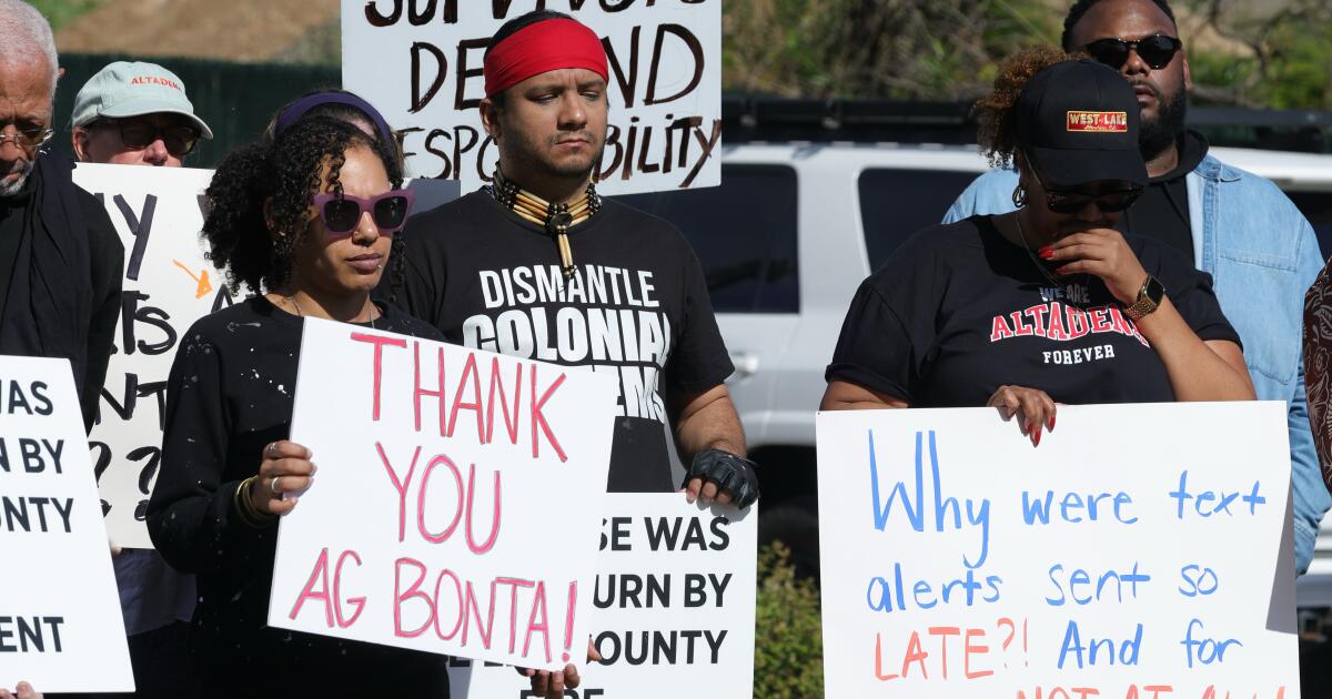 Despite spotlight on Palisades, Altadena sees win for post-fire justice