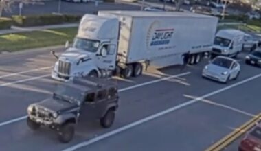 Video shows brazen big rig burglary on Chino street